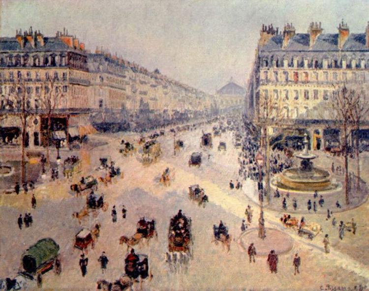 Camille Pissarro Avenue de l'Opera
